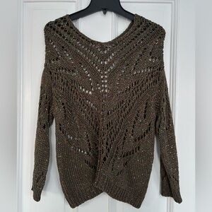 Liu Jo Glittering Knit Top with Multicolor Accents